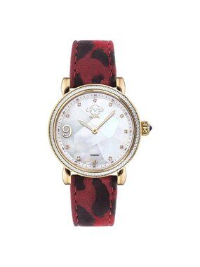 NWT Gv2 By Gevril Ravenna Diamond White Mother of Pearl Dial Ladies Watch